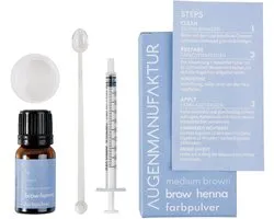 Augenmanufaktur Brow Henna Basis Kit Medium Bruin