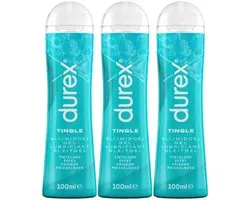 Durex Play Glijmiddel Tingle - 3 x 100 ml - Voordeelverpakking