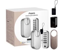 Aqara Smart Lock U200 Kit - Zilver - Slim Deurslot - Vingerafdruk & Pincode - Apple Home Key - Bluetooth & Matter