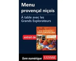 Menu provençal niçois - À table avec les Grands Explorateurs