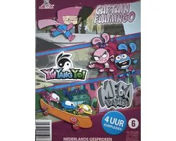 Jetix 3 dvd box. Captain Flamingo / Yin Yan Yo! / Mega Barbies