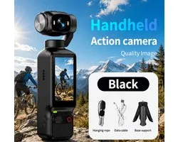 4K Vlogcamera – Handheld Gimbal Camera – Draaibare Camera – 1800 mAh - Tiktok - Youtube - Vlogger - Filmen - Cadeau - Kerst - Sinterklaas - Kind - Jeugd - Volwassen