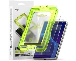 Ringke Screenprotector Geschikt voor Samsung Galaxy Z Fold 8 - Easy Slide met Jig - 9H Tempered Glass - Case Friendly - Gemakkelijke Installatie - 2-Pack