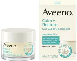 Aveeno Calm + Restore Gel hydratant pour le visage à l'avoine 48 g