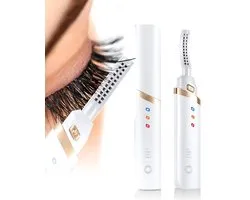 BP® Elektrische Wimperkruller - Verwarmde Wimperkruller - Wimperlift - Lash Lift - Eyelash Curler - Gekrulde en Volle Wimpers - 3 Temperatuurstanden - USB Oplaadbaar - Wit