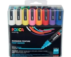 Uni Posca Stiften - Basis Colors - PC5M 1,8-2,5 mm