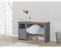 Emerald-Bureau - 2-deurs - Grijs Eikenlook