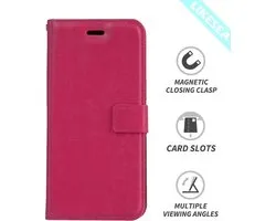Huawei P8 Lite Portemonnee Hoesje Roze (De eerste generatie)