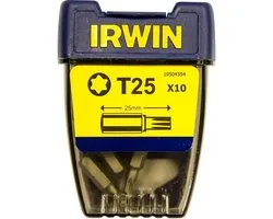 Irwin Torx T25 - 1/4”/25 mm - 10 stuks - 10504354