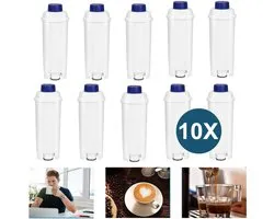 10x Filtre à eau de remplacement pour machine à café De'Longhi - Compatible DLSC002 - Convient pour Magnifica Evo & S, Primadonna, Eletta