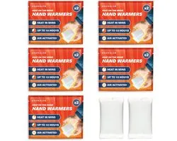 BRAMBLE - 10 Chauffe-mains (5 paquets) - Gants chauffants de poche avec 8 heures de temps de travail