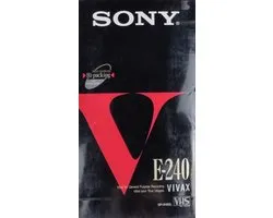 Sony E-240 High Resolution VIVAX VHS Cassette