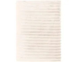 Mistral Home - Plaid - 100% polyester recyclé - Flanelle - 240x220 cm - Écru