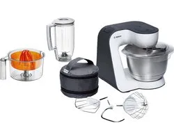 Bosch MUM5 Start Line universal robot de cuisine 800 W 3,9 L Orange, Argent, Transparent, Blanc