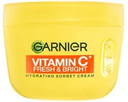 Garnier Vitamine C* Fresh & Bright Hydraterende Sorbet Crème - Ultra Lichte & Frisse gezichtscrème - Voor een doffe oneffen huid - 85ml