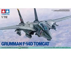 Tamiya Modelbouwpakket Militaire voertuigen - 60795 Grumman F-14D Tomcat - Amerikaans Straaljager Plastic - 1:72 - Modelbouw
