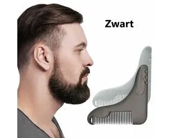 Baard Styling Tool I Baard Styler | Baard Shaper I Beard Comb I Baardkam I Baardverzorging I Zwart
