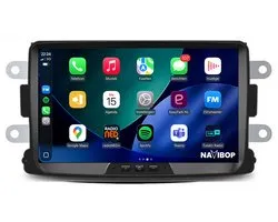 Convient pour Dacia Dokker (2012 à 2020) | Autoradio Android 15.0 CarPlay 8 pouces | CarPlay sans fil et Android Auto | 2 Go de RAM + 32 Go | Micro, caméra (AHD) et DAB+ | Bluetooth et WiFi | NAVIBOP NB-2241 | Année de construction 2012 à 2020