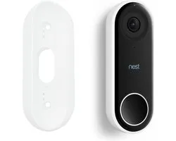 45 graden Hoekbeugel / Adapter geschikt voor Google Nest Hello / 3 jaar garantie / Gemaakt in NL