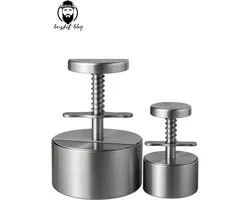 Brisket BBQ® Hamburger pers, hamburger press, slagers hamburger pers, Hamburger maker 2 formaten