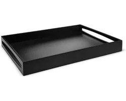 Leopold Vienna - Dienblad rechthoek 55x40x6cm MDF zwart