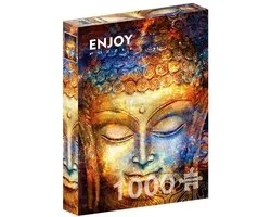 Enjoy Puzzle legpuzzel Smiling Buddha - 1000 stukjes meditatie.