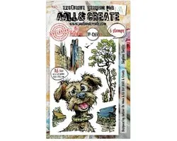 Aall & Create clearstamp A6 - Skyline sniffs