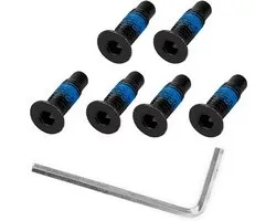 Accessoires pour vis frontales de scooter Tovbmup - 6 vis et tournevis - Convient pour scooter électrique Xiaomi M365 Pro2 1S Mi3 - pour Segway Ninebot Max G30 ES Series F Accessoires Pièces détachées Scooter électrique