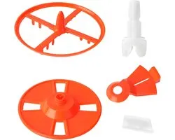 Onderdelen voor Baby Brezza Formula Pro Advanced & WiFi-Modellen FRP0046 FRP0047 FRP0048 FRP0066, Inclusief Rubberen Schraper Roerwiel Afsluitbare Afdekking Meetwiel As