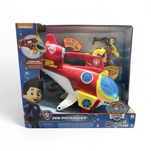 Paw Patrol Sub patroller Vehicle with Light and Sounds Ryder Diving Collectors