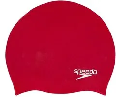 Speedo zwemmuts silicone voor kinderen, rood