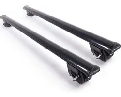 Galeries de toit adaptables pour Dacia Dokker à partir de 2012rail de toit ouvrant - Acier large - Capacité de charge 75kg - Merk Farad