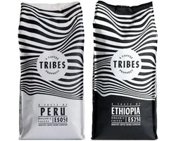 Tribes coffee - koffiebonen proefpakket - 2kg koffie - Peru & Ethiopia