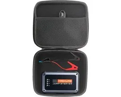 Draagbare Hard Travel Case voor Jump Starter Power Pack, Bescherming en Opbergtas - Zwart, 25.5 x 22.5 x 8.5 cm