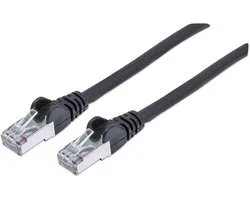 Intellinet- 318761- 1m - CAT6a - S/FTP - netwerkkabel - Zwart