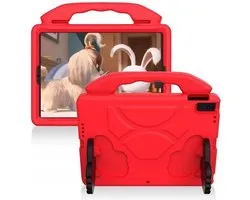 Étui pour enfant - Étui pour Kids - Compatible avec Samsung Galaxy Tab A7 10,4 pouces (2020) T500/T505 Tab / S6 Lite 10,4 pouces SM P610/P615 / Huawei MatePad 10.4 / Lenovo Tab M10 Plus - Rouge