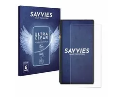 Savvies - Screenprotector voor FiiO M11 Pro - Folie Beschermfolie transparant 6 Stuks