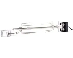 Grill Guru Medium / Large / XL Rotisserie - Perfect Gegrilde Gerechten met de Universele Spit voor Kamado’s