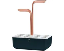 Véritable® GARDEN CLASSIC - Kweektafel - Slimme Kruidenpot Met Bewateringssysteem en Adapt LED Licht - Plantenbak - Kruidenbak - Inclusief 4 Lingots® kruiden navulling - Zwart