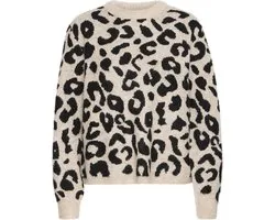 b.young BXMINYA LEOPARD Trui - Black Mix