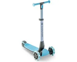 Yvolution - Yglider Nua Blauw - Vederlichte Step Met Led Wielen - Maximaal Belastbaar Tot 50 Kilo - Geschikt van 3 tot 10 Jaar