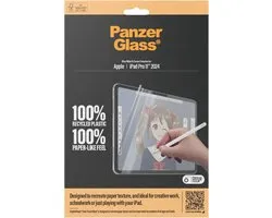 PanzerGlass GraphicPaper Ultra- Large adapté à Apple iPad Pro 11 (2024) - Protecteur d'écran au toucher Papier - Plastique recyclé - Compatible avec les coques