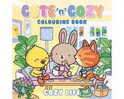 Cute 'n' Cozy Colouring Book- Cozy Life