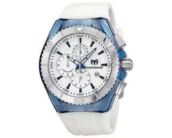 TechnoMarine Cruise Original BlueStar Chronograph Horloge 113007 – Unisex – RVS – Blauwe Wijzerplaat