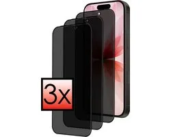 Screenprotector - 3 Stuks - Geschikt voor Apple iPhone 17 - Privacy Filter - Beschermglas - Gehard Glas - Tempered Glass - Screen Protector - Anti Spy - Full Display Cover