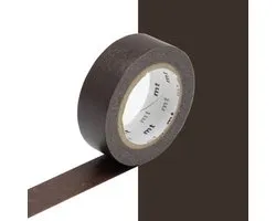 MT Washi Tape Bruin - Cocoa - Masking tape Brown 7 meter x 1,5 cm.