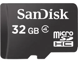 Sandisk MicroSD kaart 32 GB