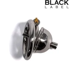 Black Label - The Knob Dome Chastity Cage - Verwijderbare sound