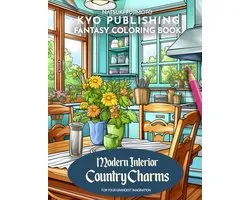 Fantasy Coloring Books- Fantasy Coloring book Modern Interior Country Charms