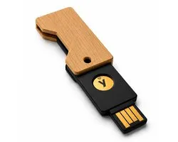 Alvora Flip Cover – Geschikt voor YubiKey USB Security Key – Compacte Beveiligingssleutel Houder – Oak